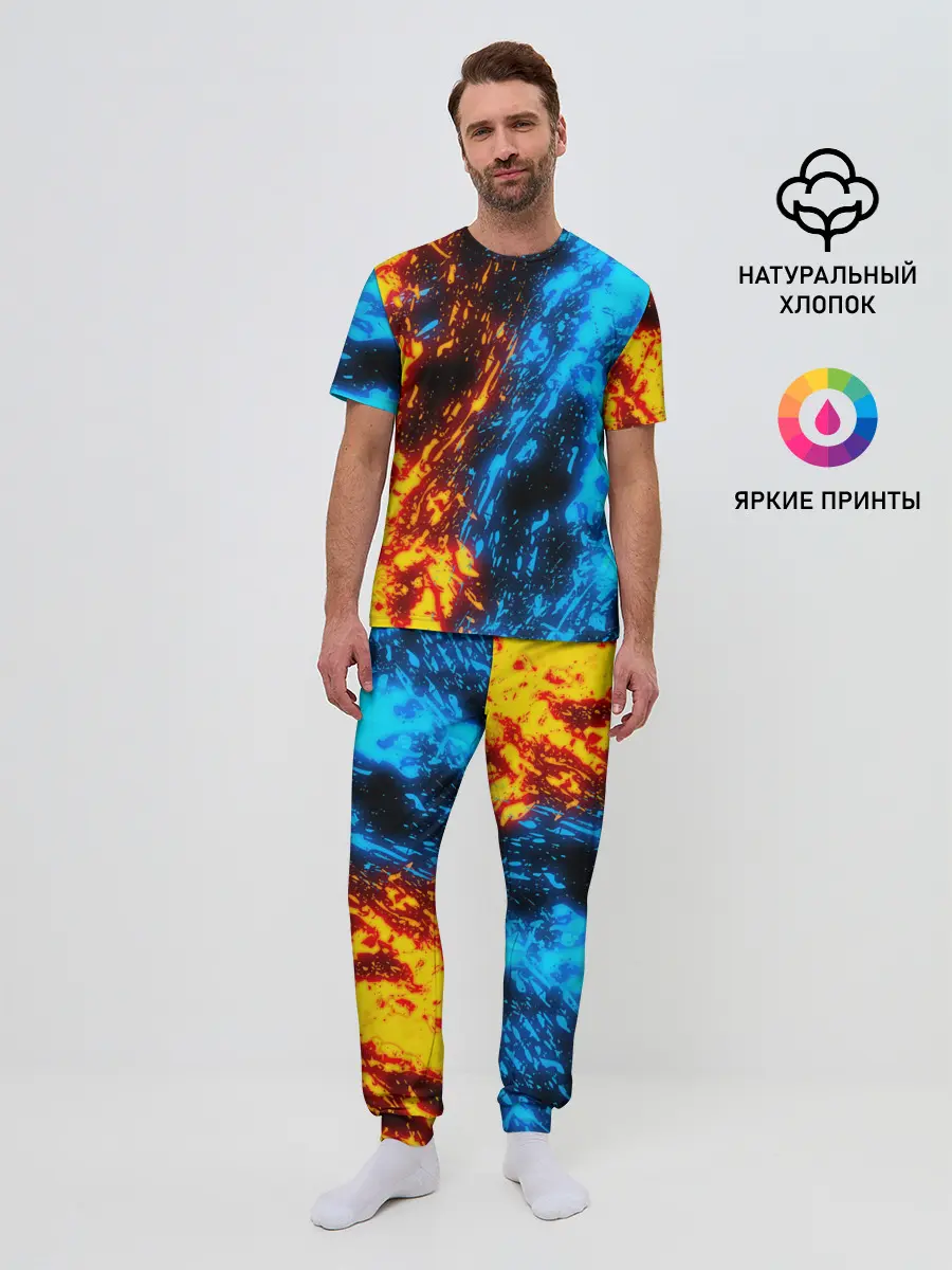 Мужская пижама с брюками / БИТВА ОГНЕЙ