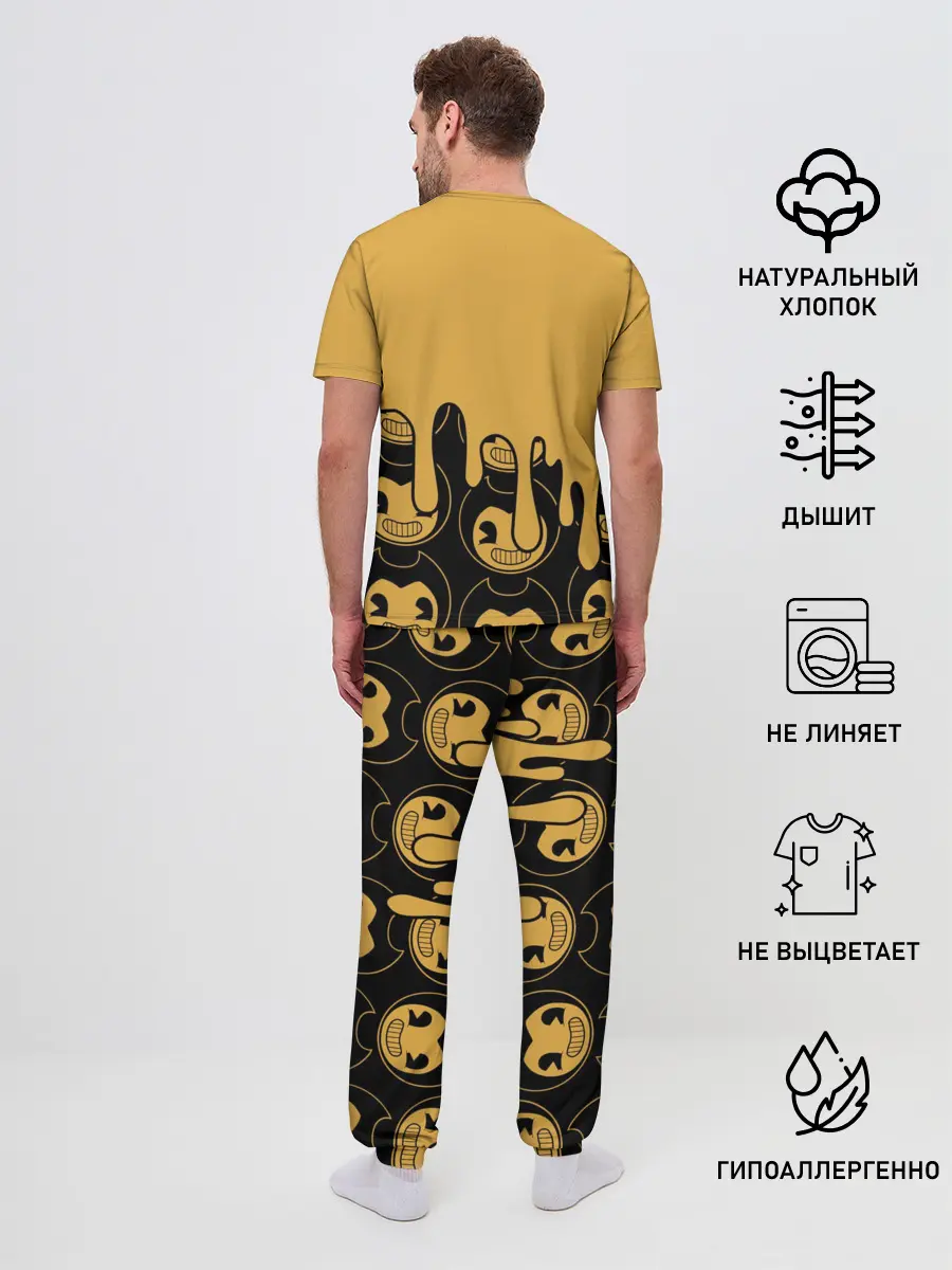 Мужская пижама с брюками / Bendy And The Ink Machine