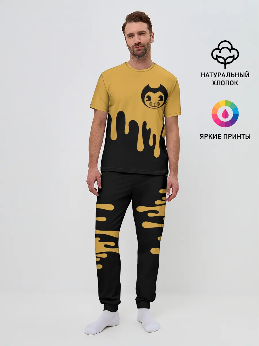 Мужская пижама с брюками / Bendy And The Ink Machine