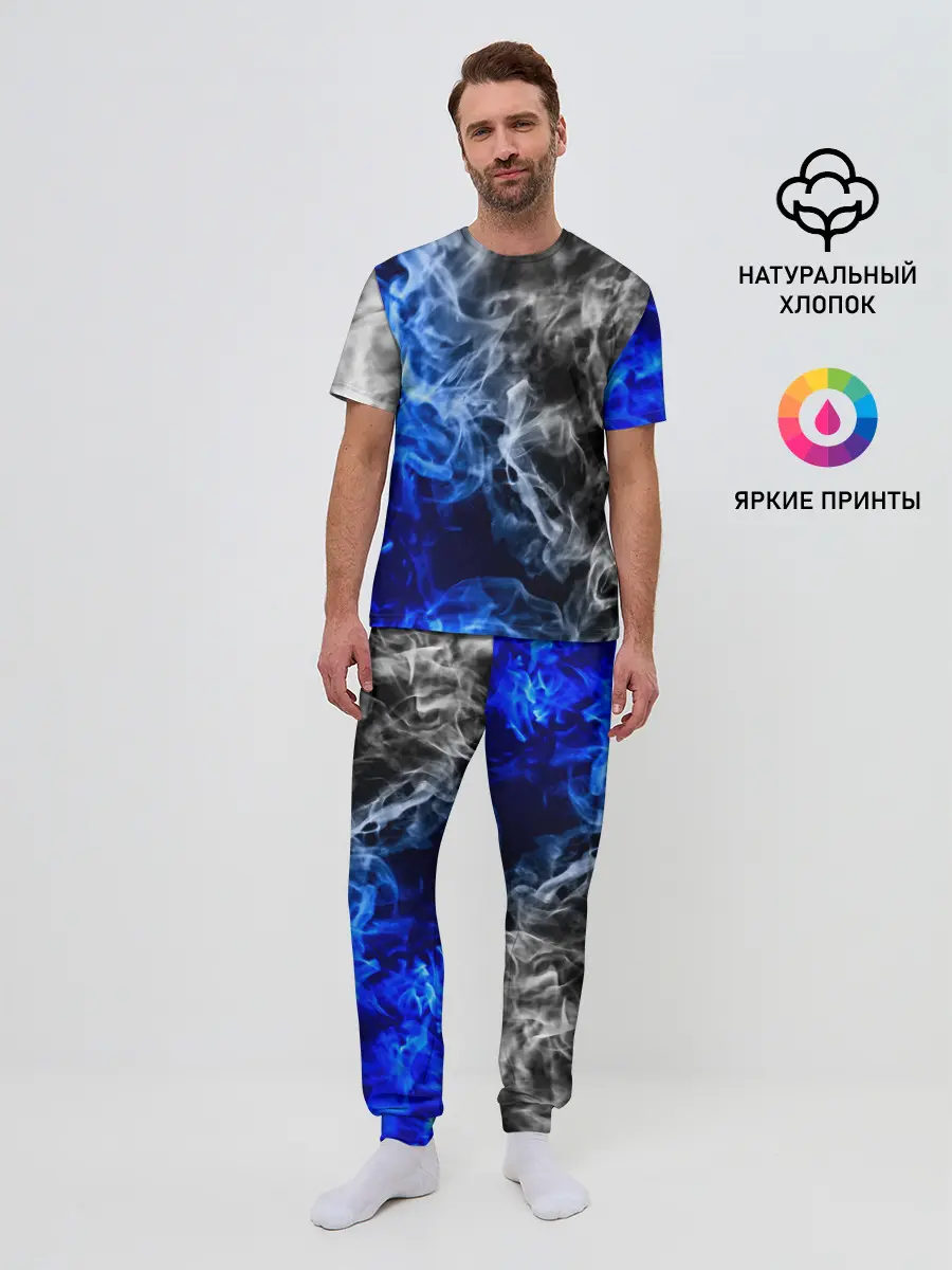 Мужская пижама с брюками / БИТВА ОГНЕЙ