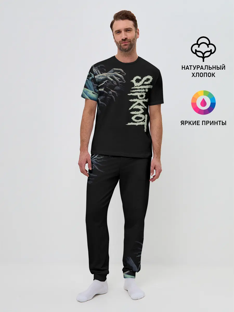 Мужская пижама с брюками / Slipknot.