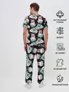 Мужская пижама с брюками / Лягушки в очках