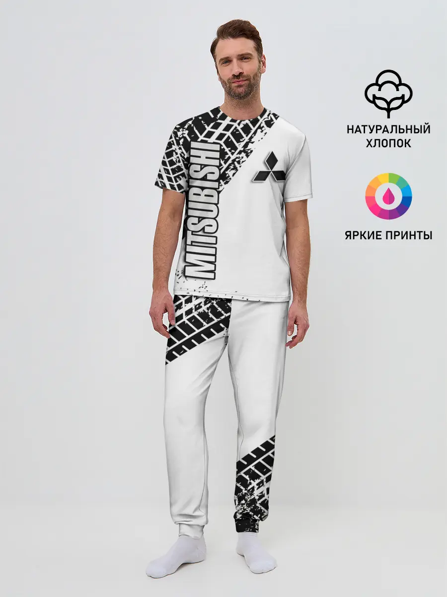 Мужская пижама с брюками / Mitsubishi