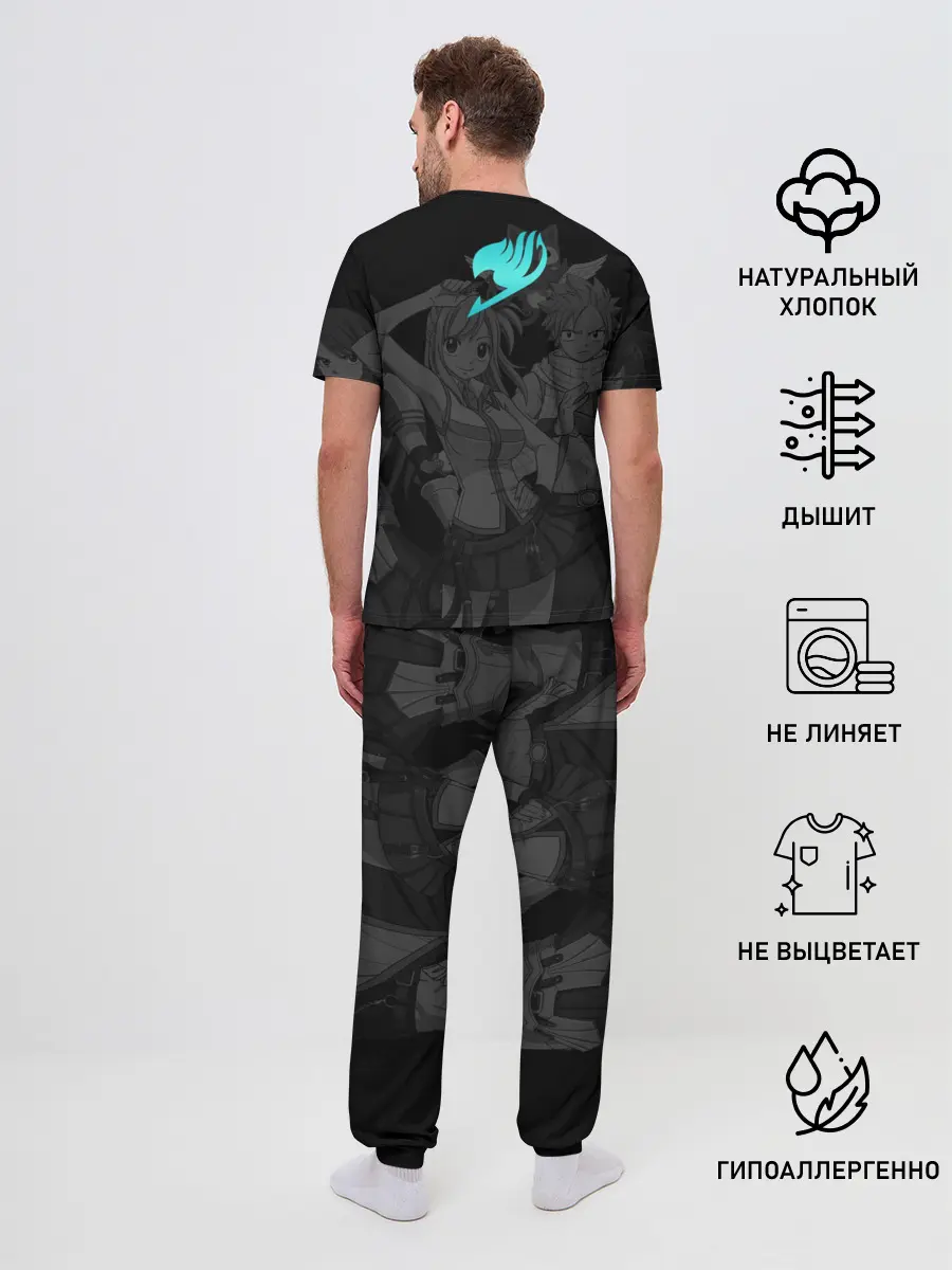 Мужская пижама с брюками / банда Фейри Тейл