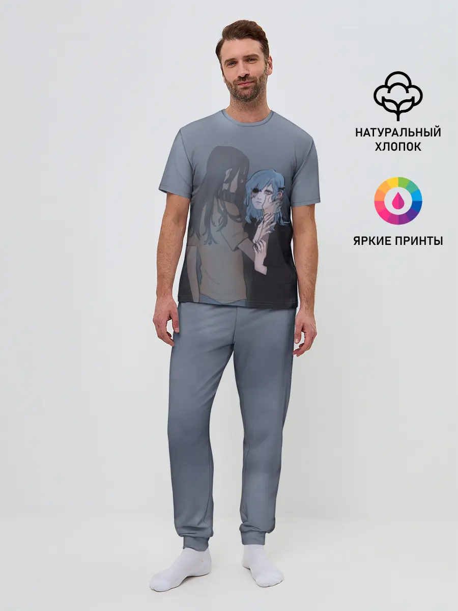 Мужская пижама с брюками / Sally Love