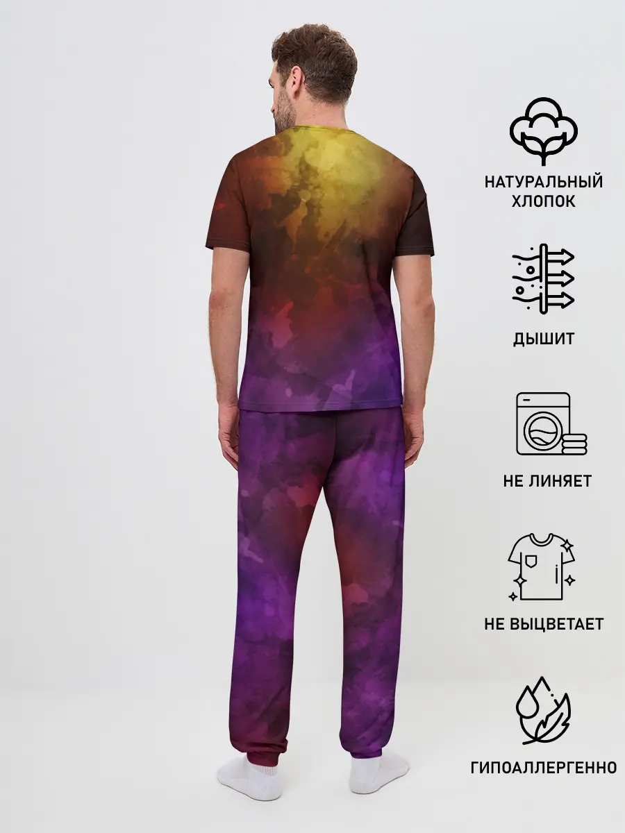 Мужская пижама с брюками / Lil Peep ART