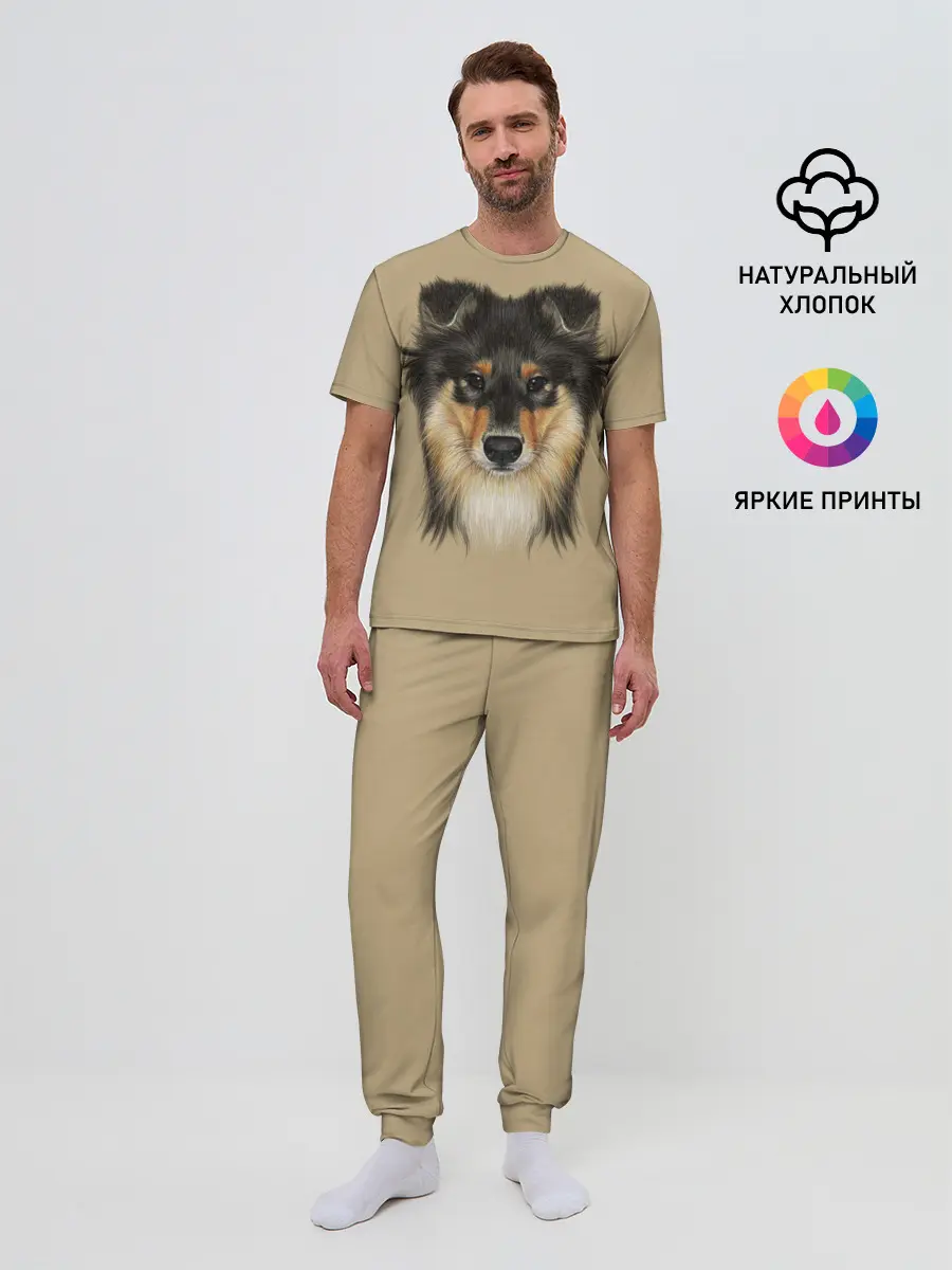 Мужская пижама с брюками / Sheltie