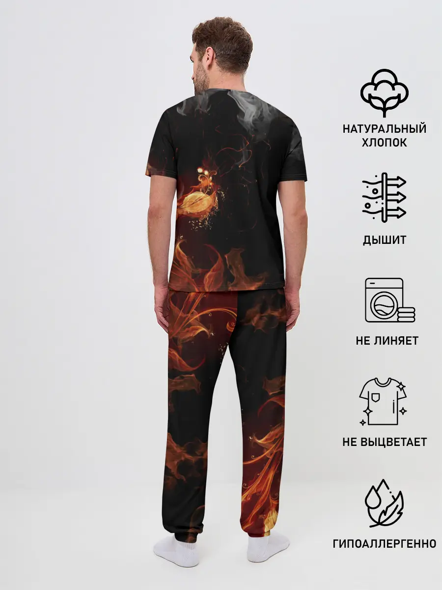 Мужская пижама с брюками / Slipknot