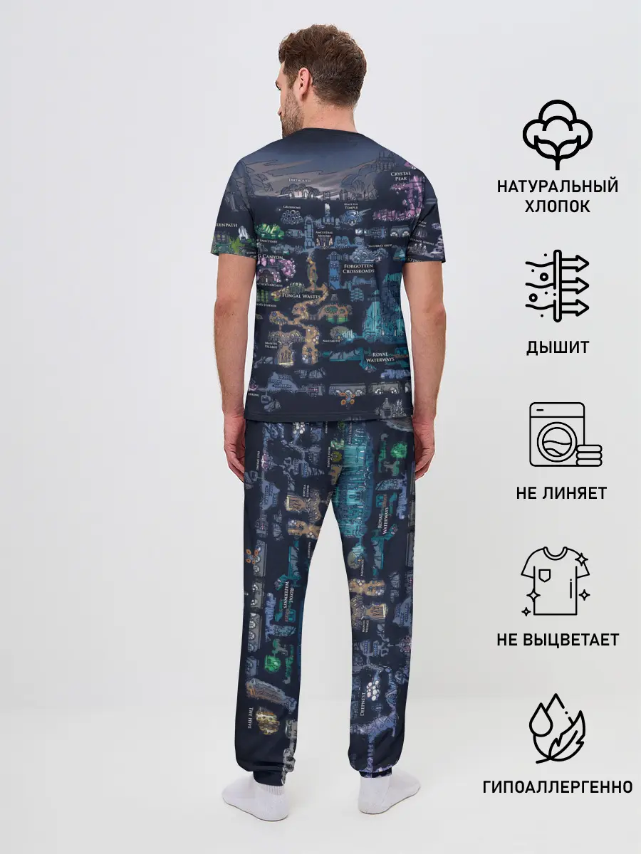 Мужская пижама с брюками / HOLLOW KNIGHT WORLD