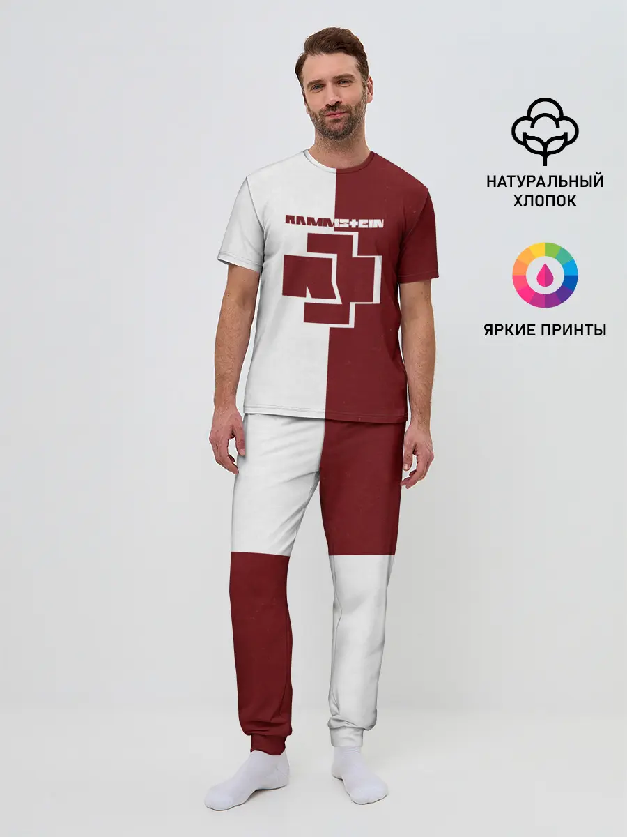 Мужская пижама с брюками / Rammstein