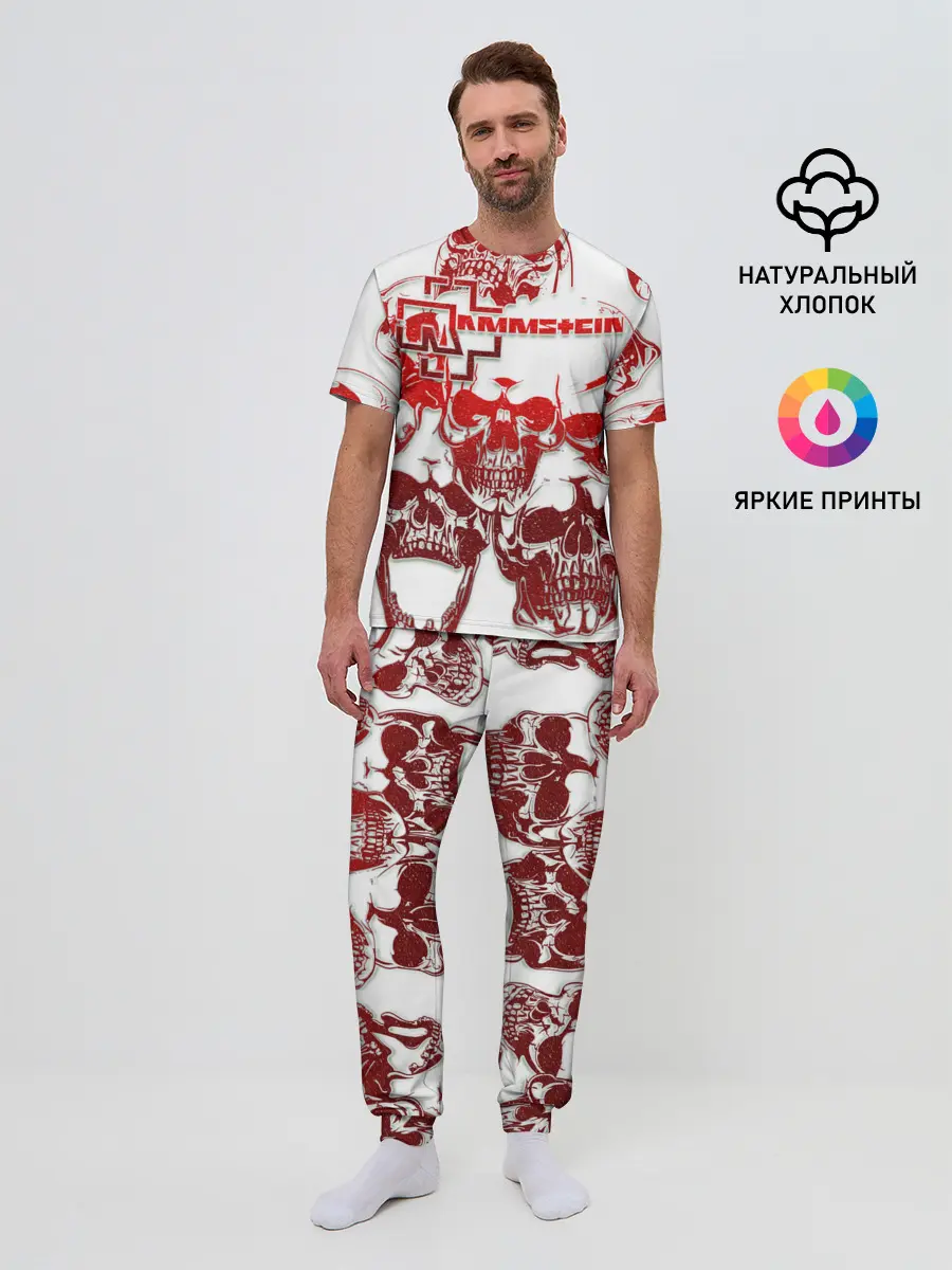 Мужская пижама с брюками / Rammstein