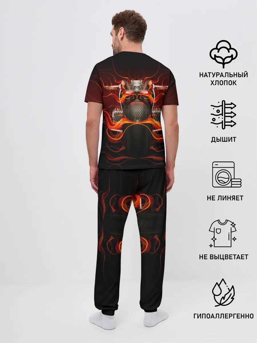 Мужская пижама с брюками / Rammstein