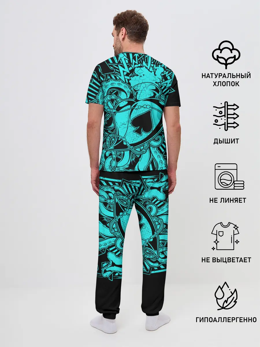 Мужская пижама с брюками / Rammstein
