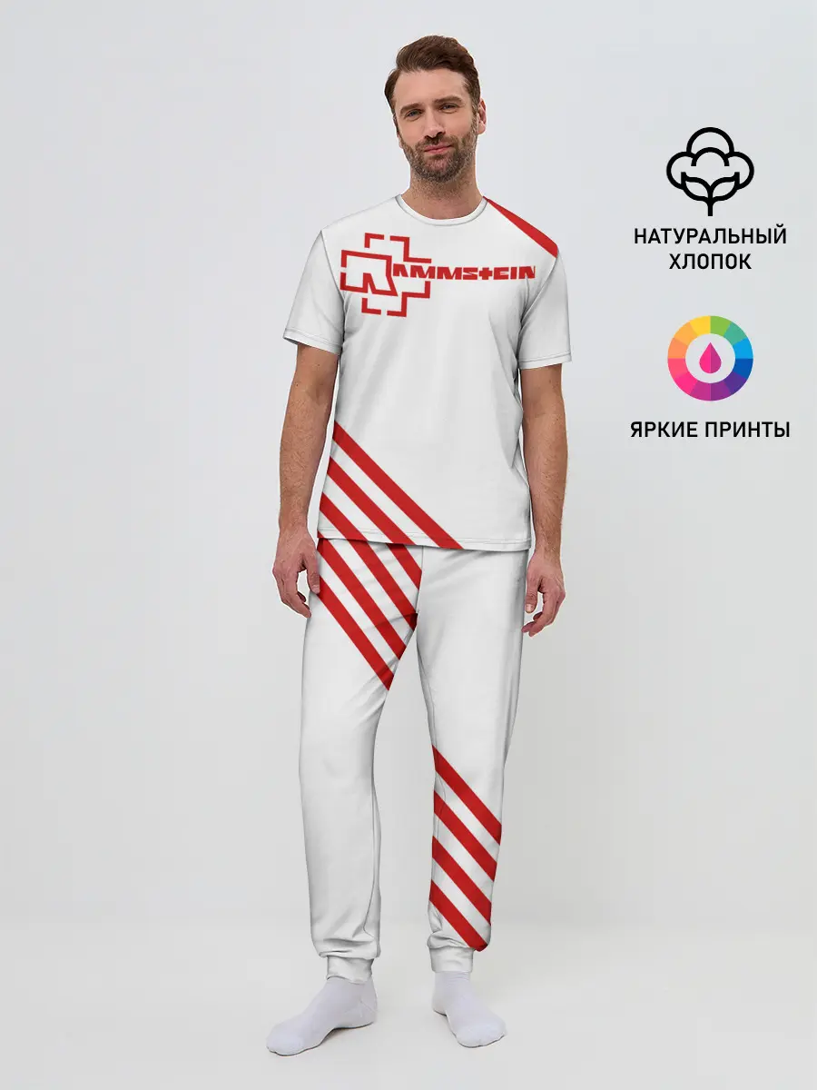Мужская пижама с брюками / Rammstein