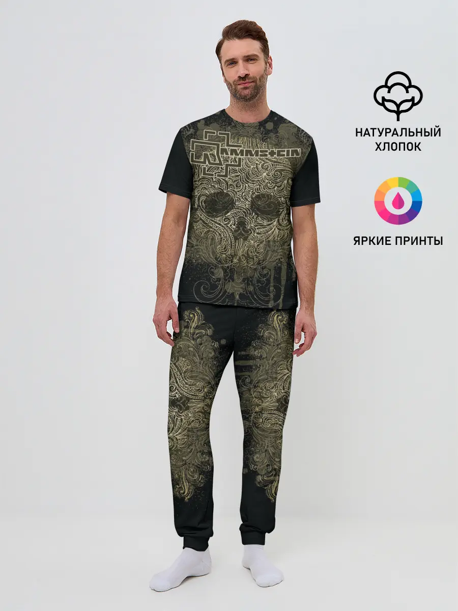 Мужская пижама с брюками / Rammstein