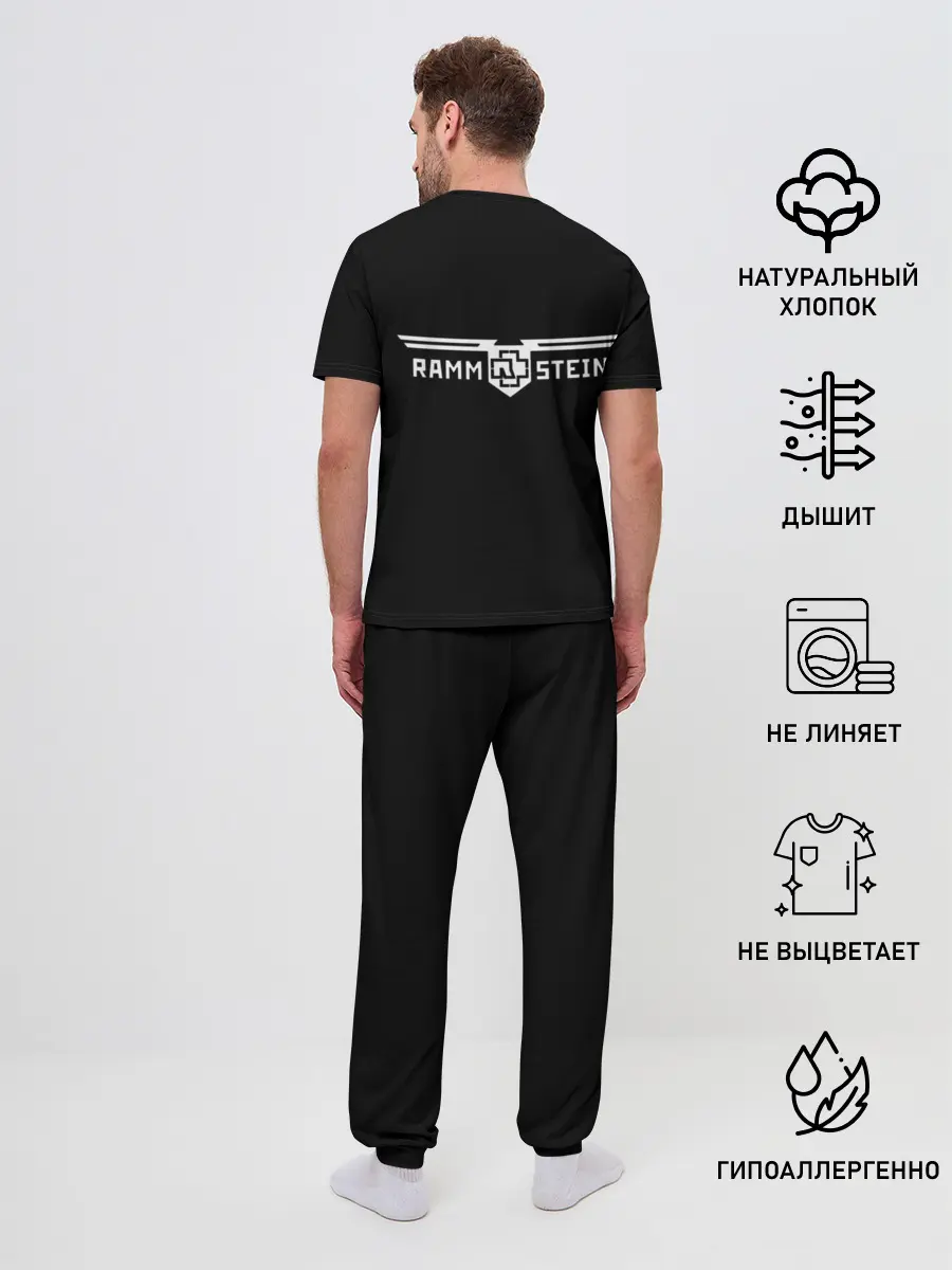 Мужская пижама с брюками / Rammstein