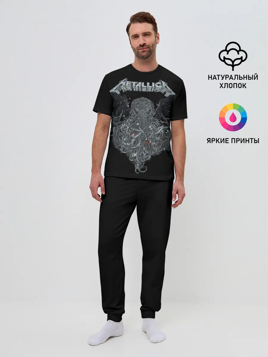 Мужская пижама с брюками / Metallica
