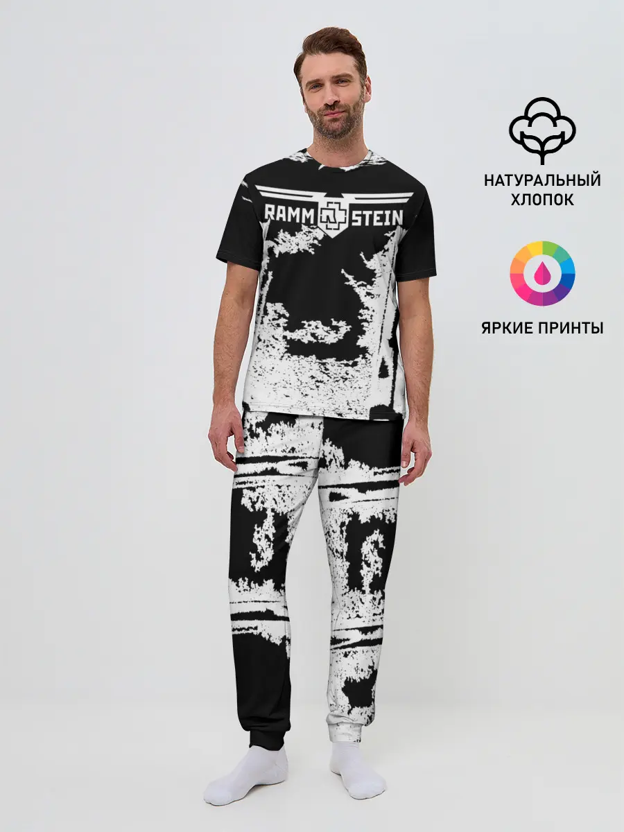 Мужская пижама с брюками / Rammstein
