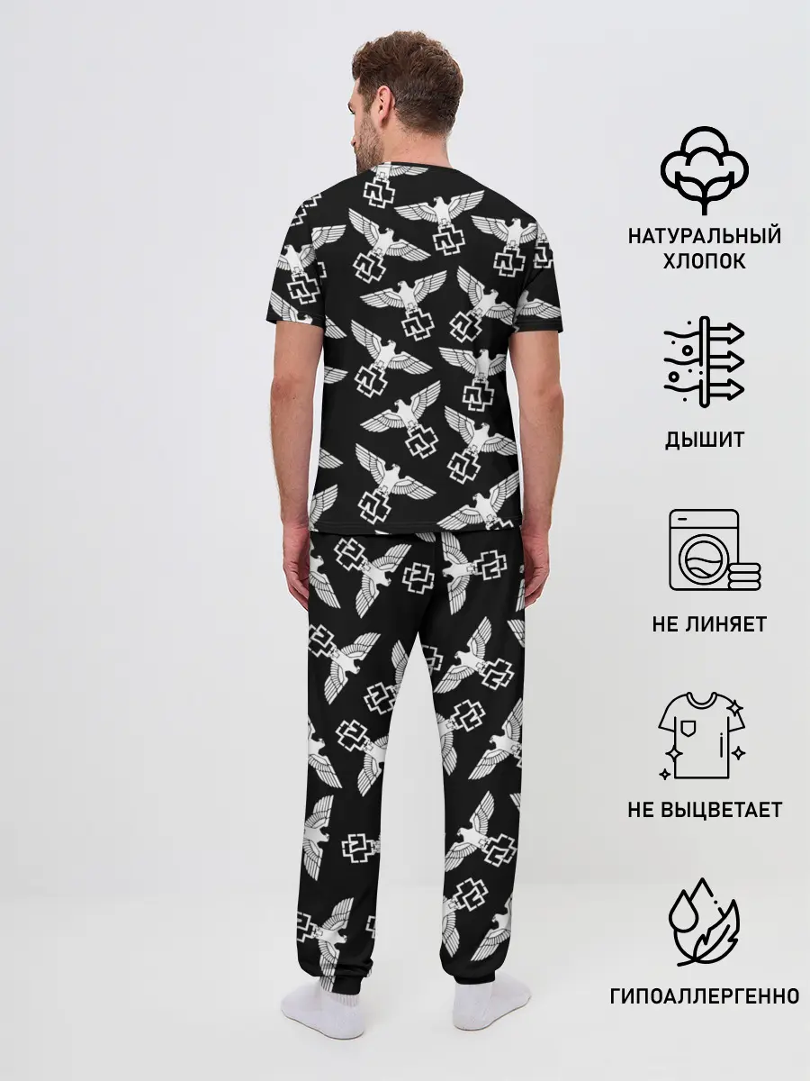 Мужская пижама с брюками / Rammstein