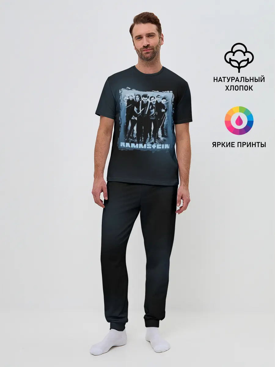 Мужская пижама с брюками / Rammstein