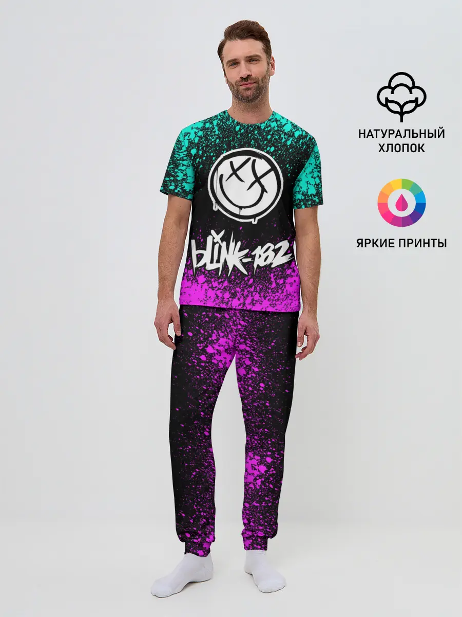 Мужская пижама с брюками / Blink-182