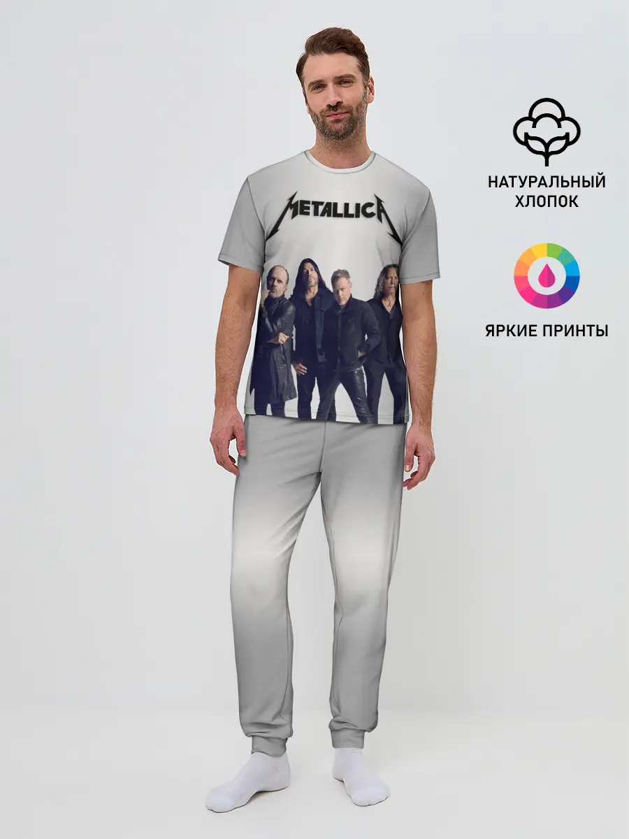 Мужская пижама с брюками / Metallica