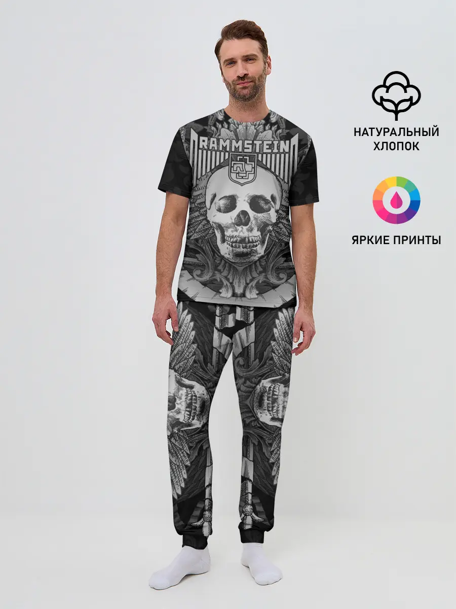 Мужская пижама с брюками / Rammstein