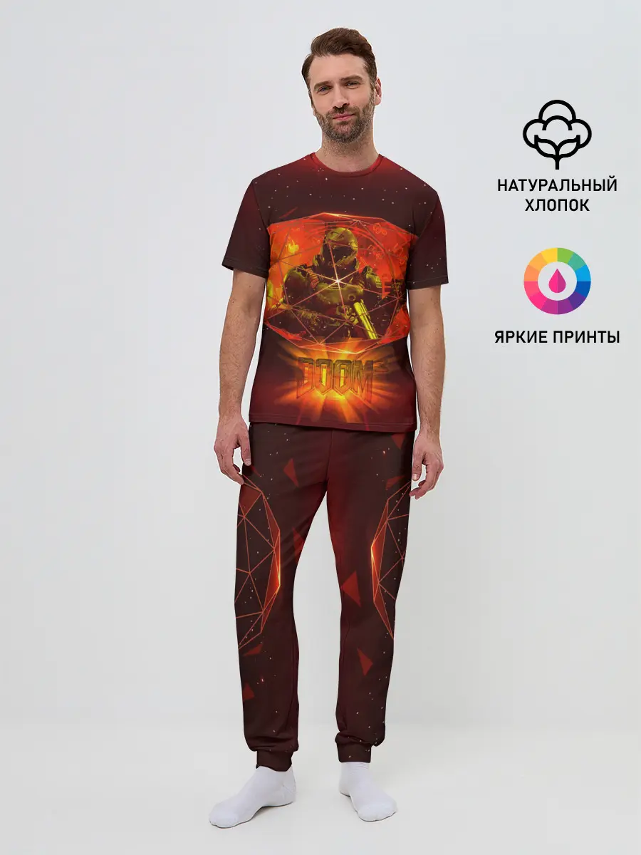 Мужская пижама с брюками / Doom Enternal