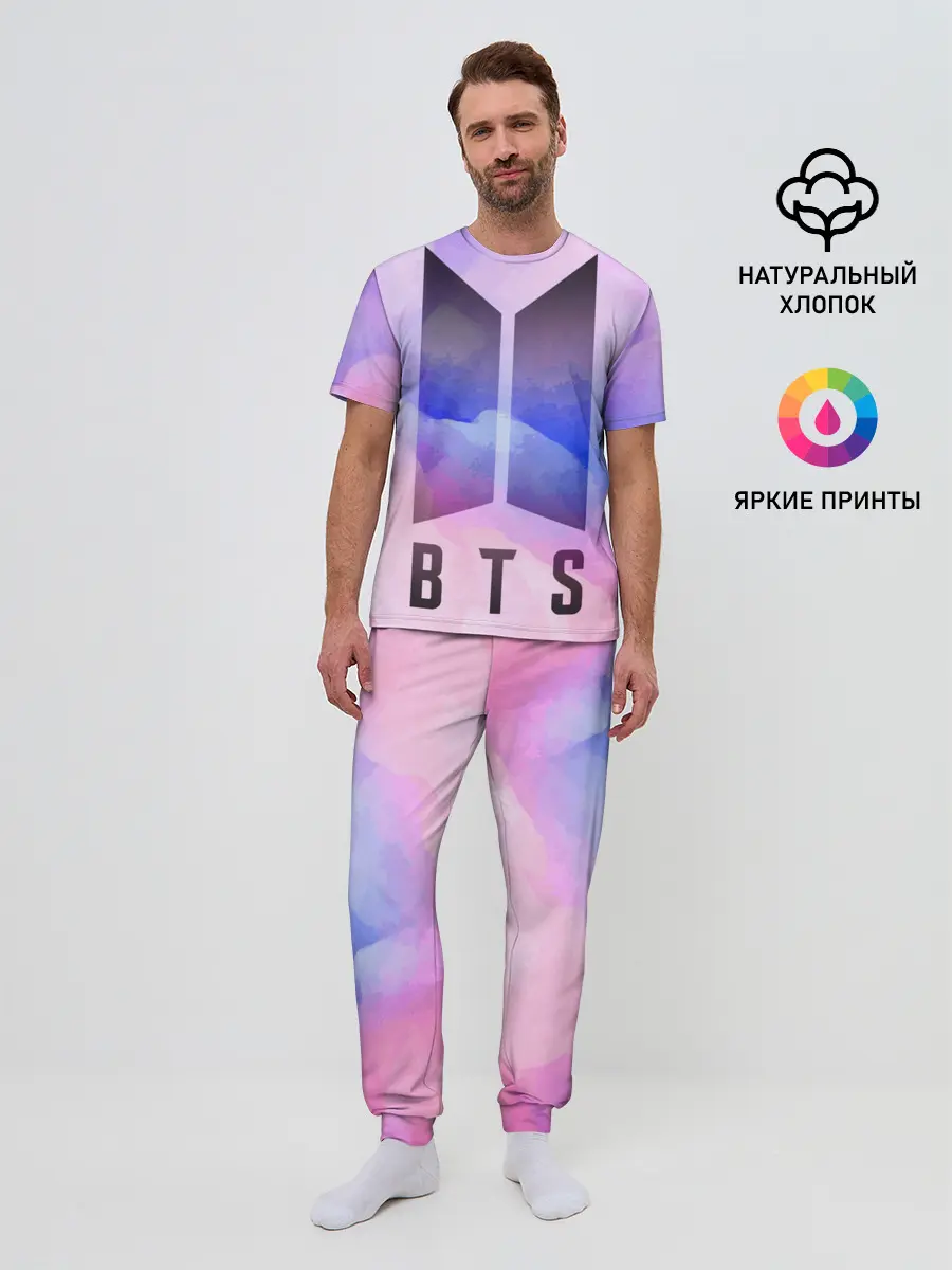 Мужская пижама с брюками / BTS