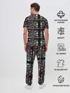 Мужская пижама с брюками / ЛОГОТИПЫ РОК ГРУПП
