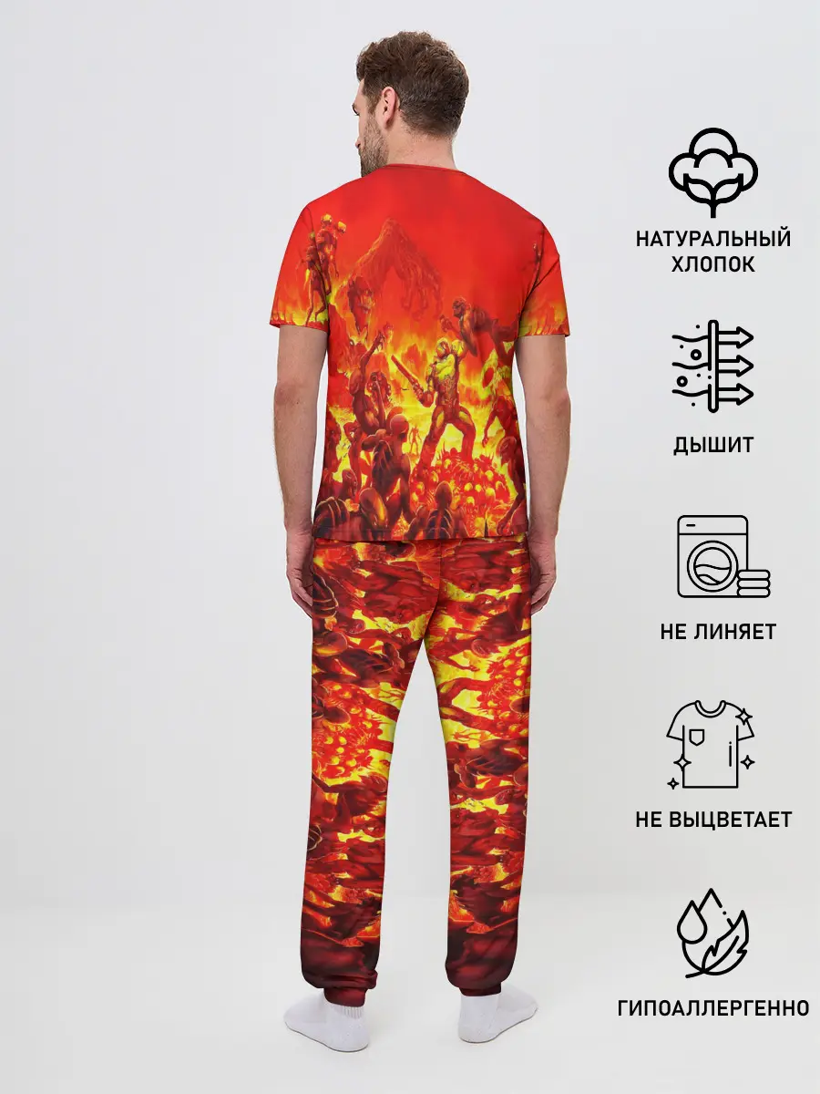 Мужская пижама с брюками / DOOM