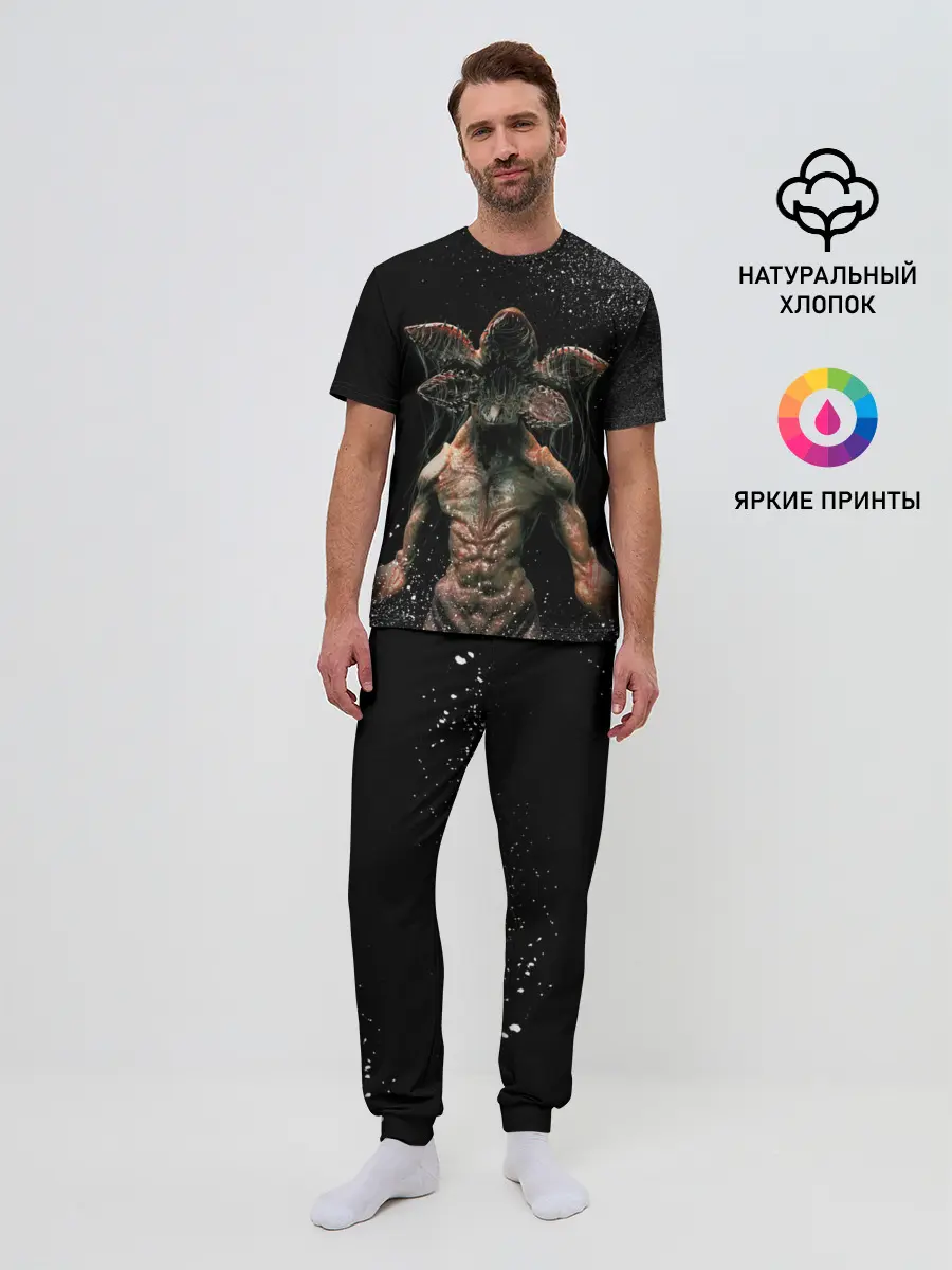 Мужская пижама с брюками / Stranger Things - Demogorgon