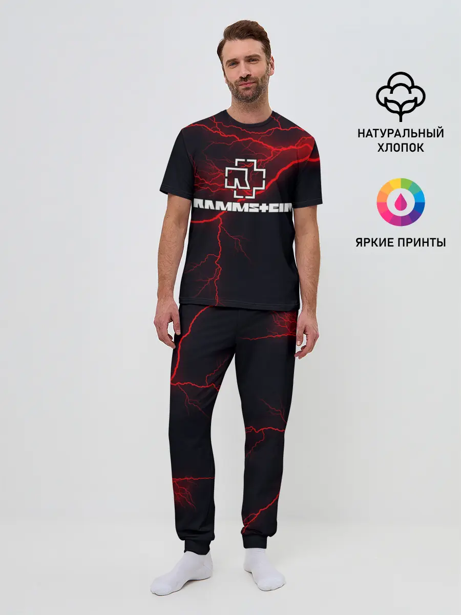 Мужская пижама с брюками / Rammstein.