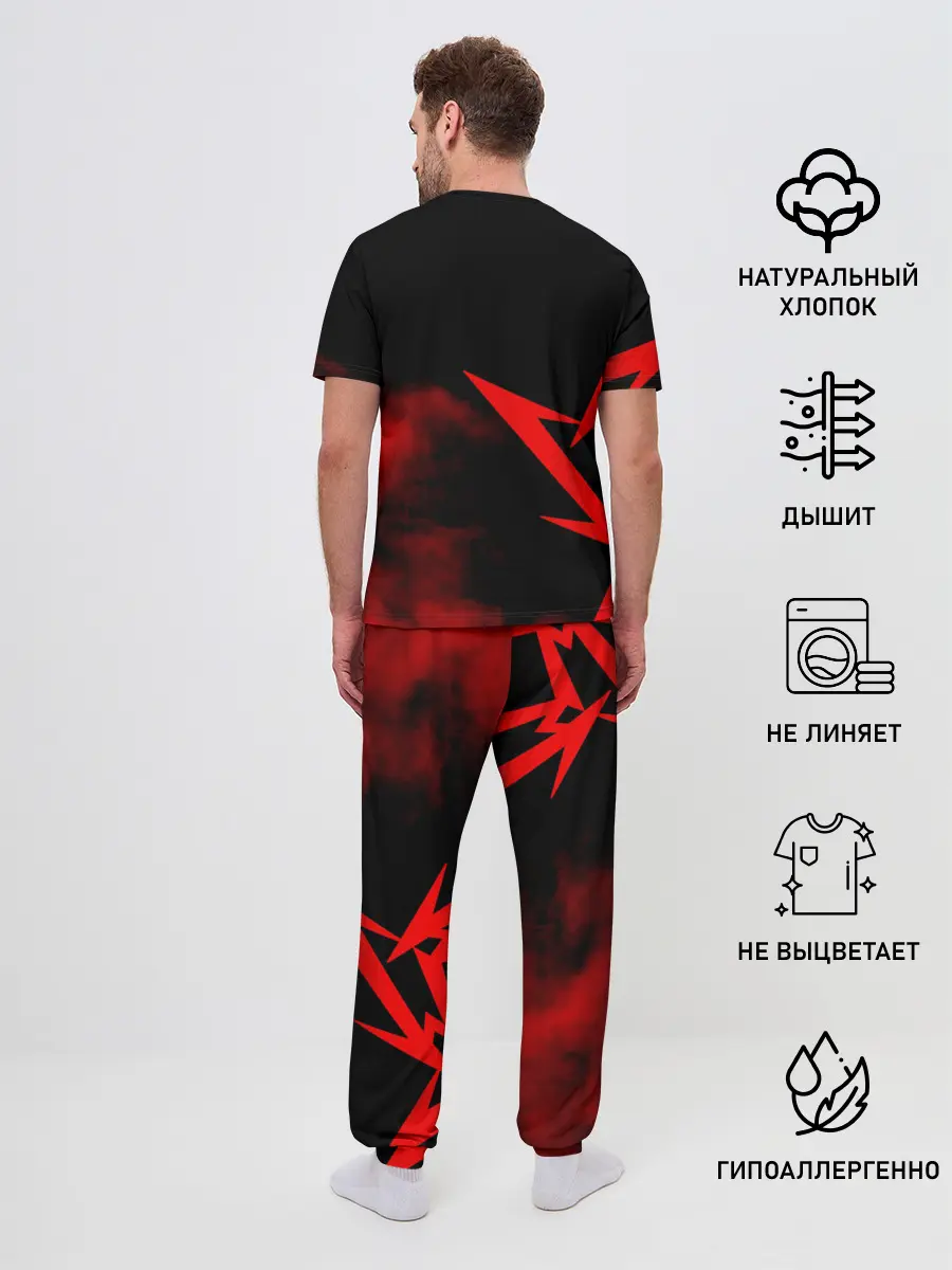 Мужская пижама с брюками / Metallica