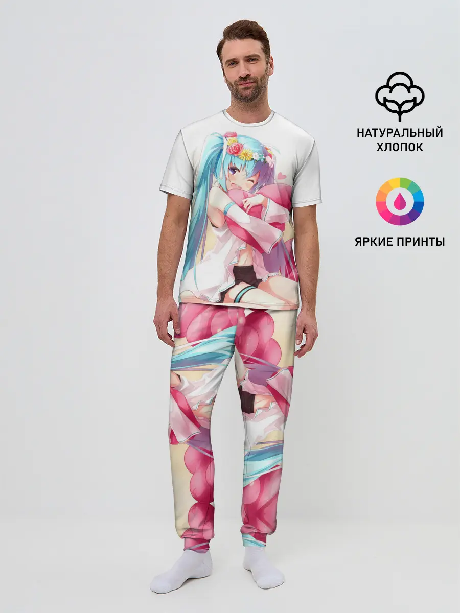 Мужская пижама с брюками / Милый ангел