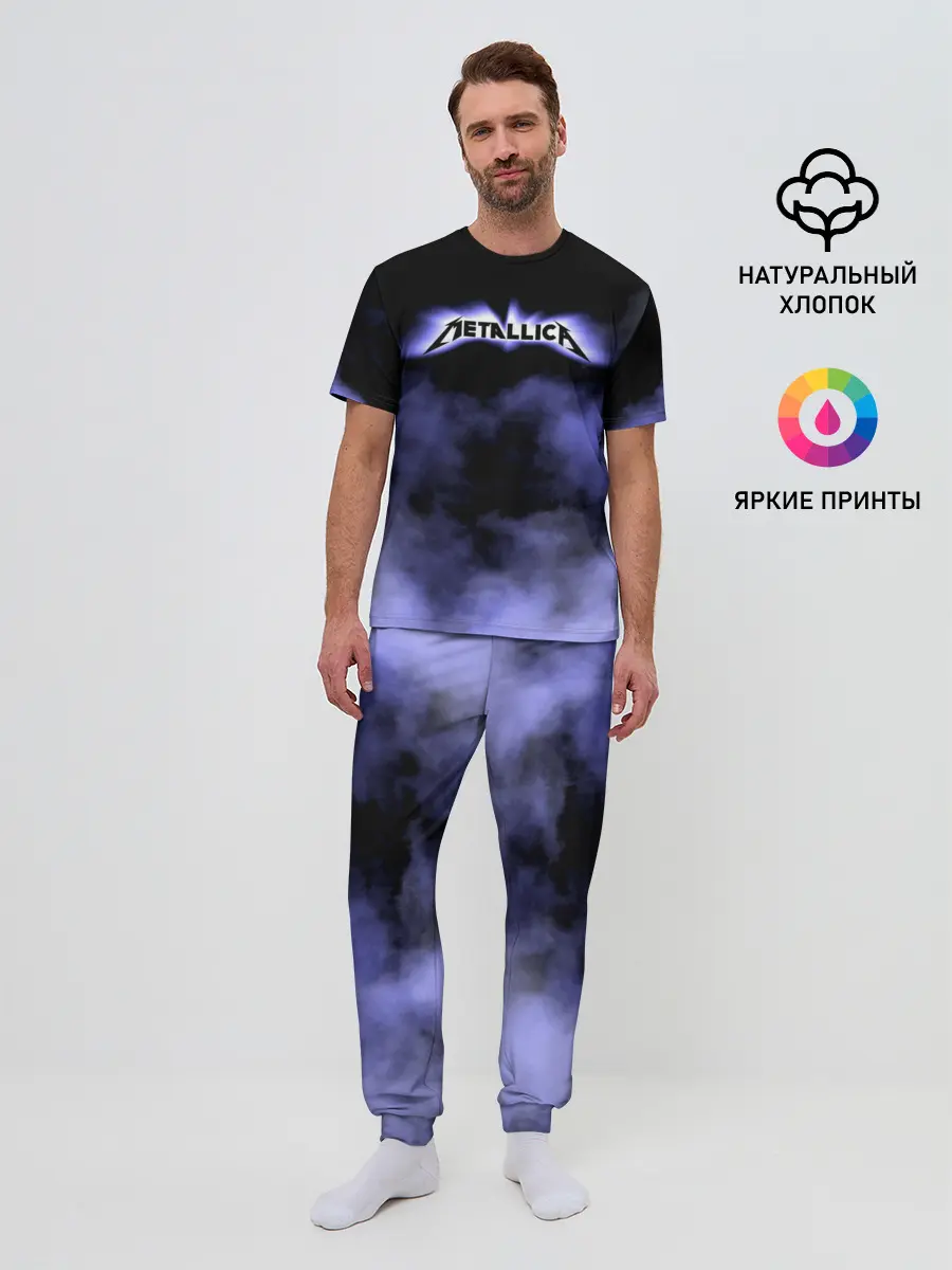 Мужская пижама с брюками / Metallica