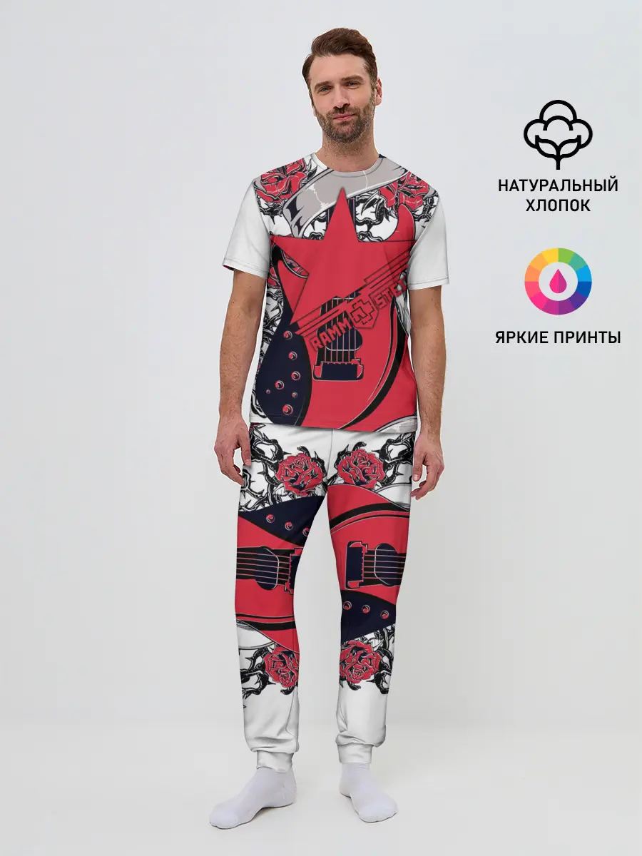 Мужская пижама с брюками / Rammstein