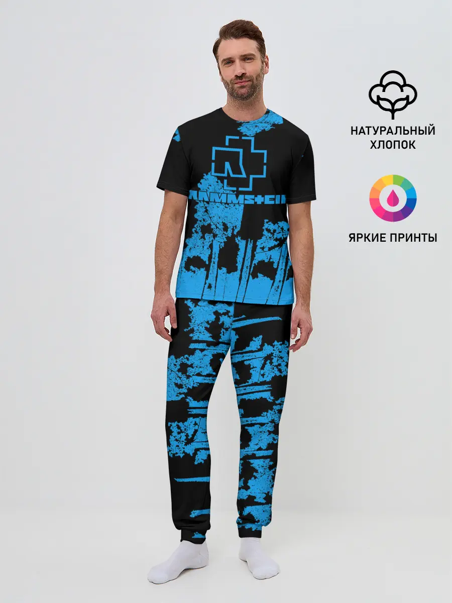 Мужская пижама с брюками / Rammstein