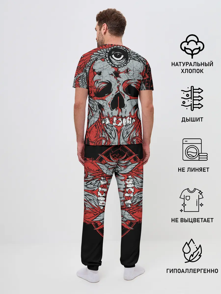 Мужская пижама с брюками / Rammstein