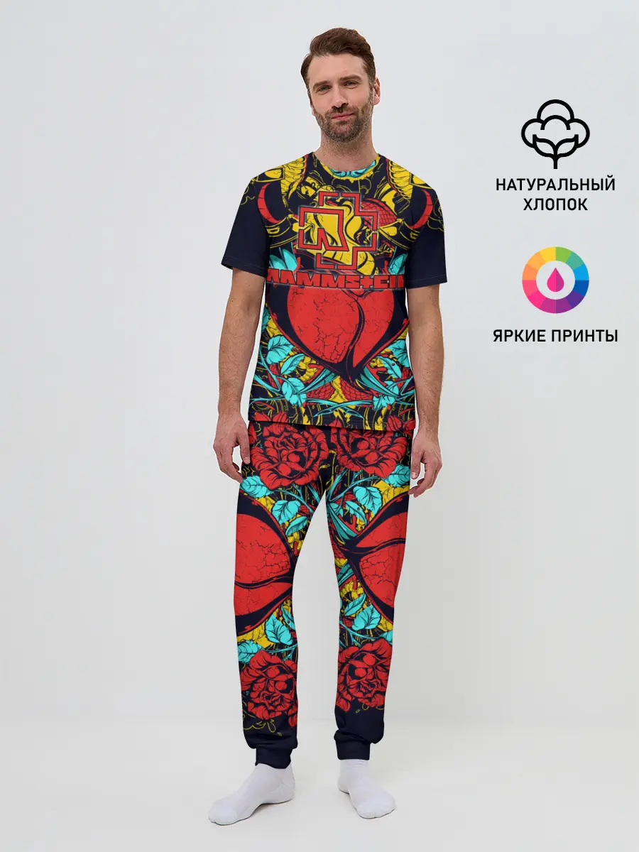 Мужская пижама с брюками / Rammstein
