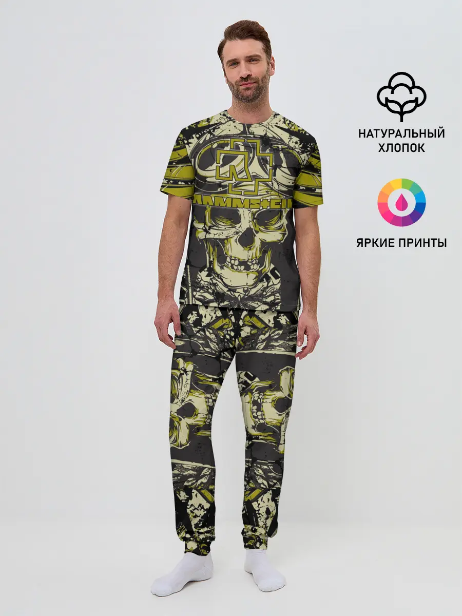 Мужская пижама с брюками / Rammstein