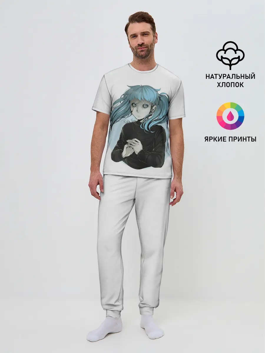 Мужская пижама с брюками / Sally face