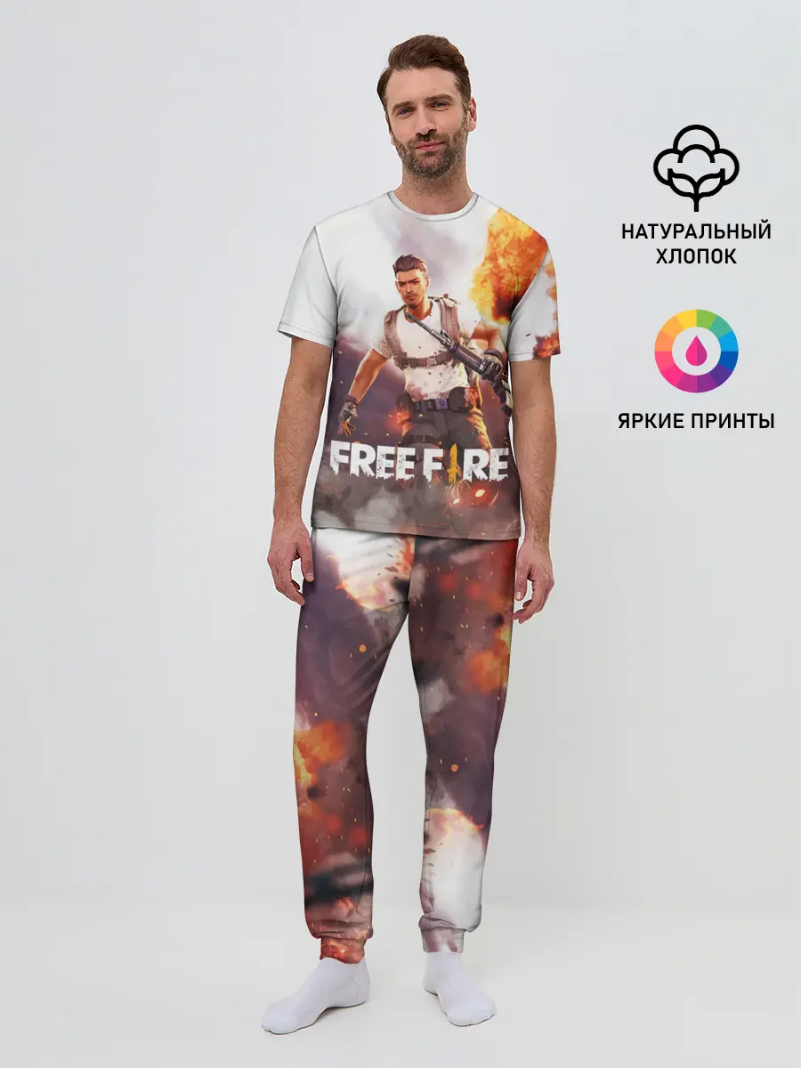 Мужская пижама с брюками / FREE FIRE