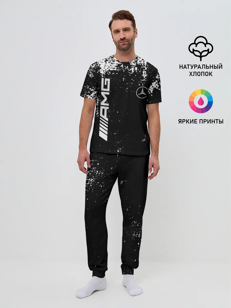 Мужская пижама с брюками / Mercedes