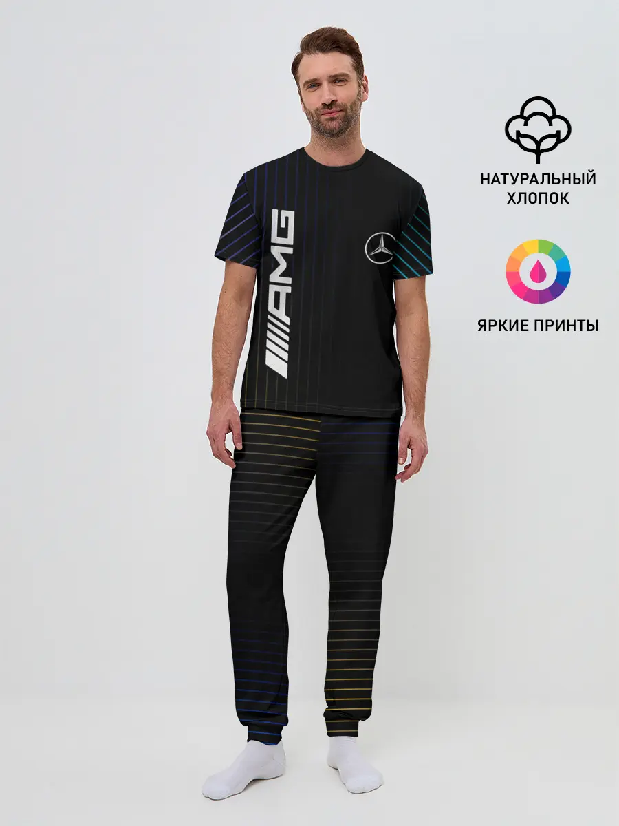 Мужская пижама с брюками / Mercedes
