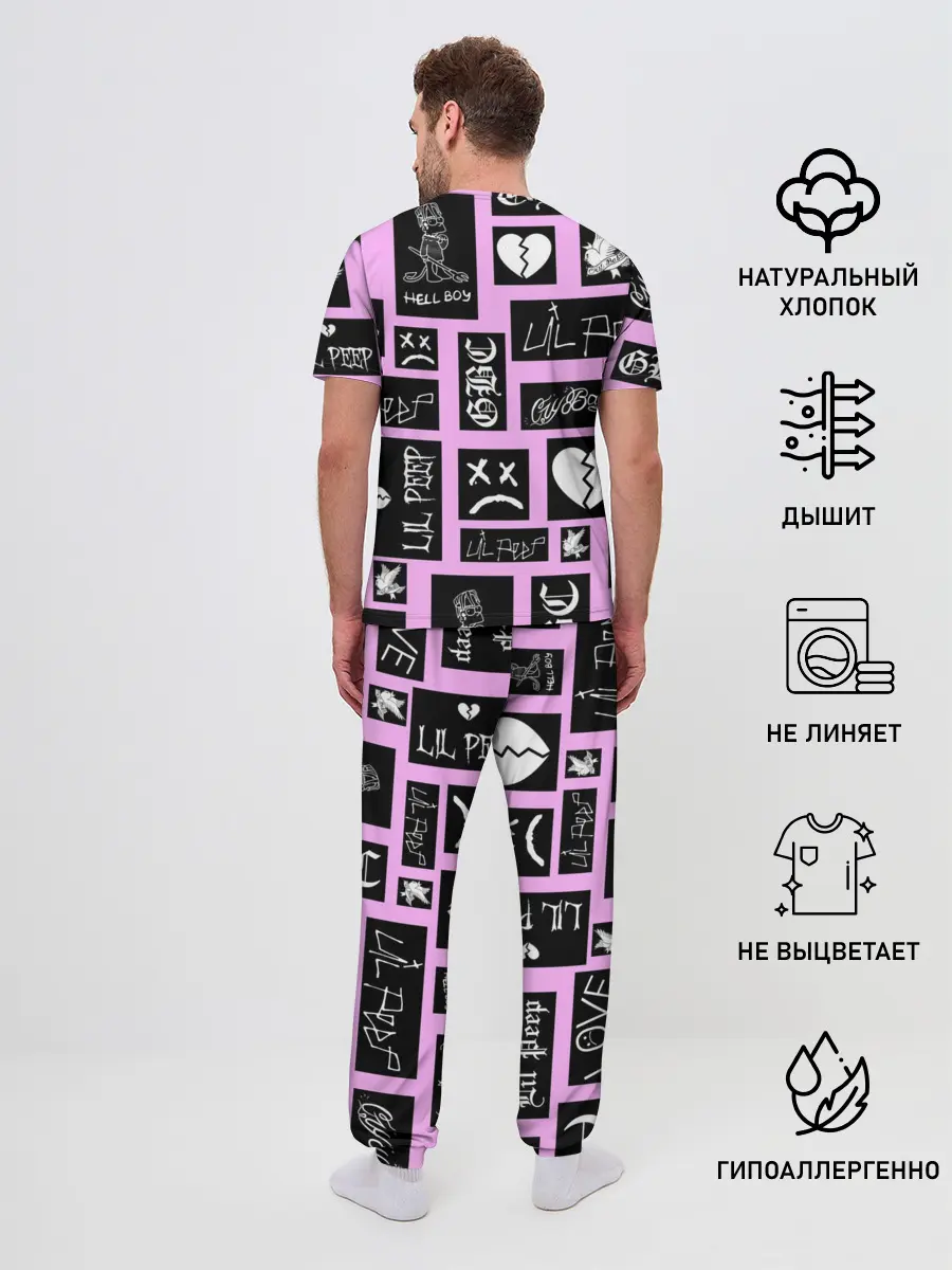 Мужская пижама с брюками / LIL PEEP