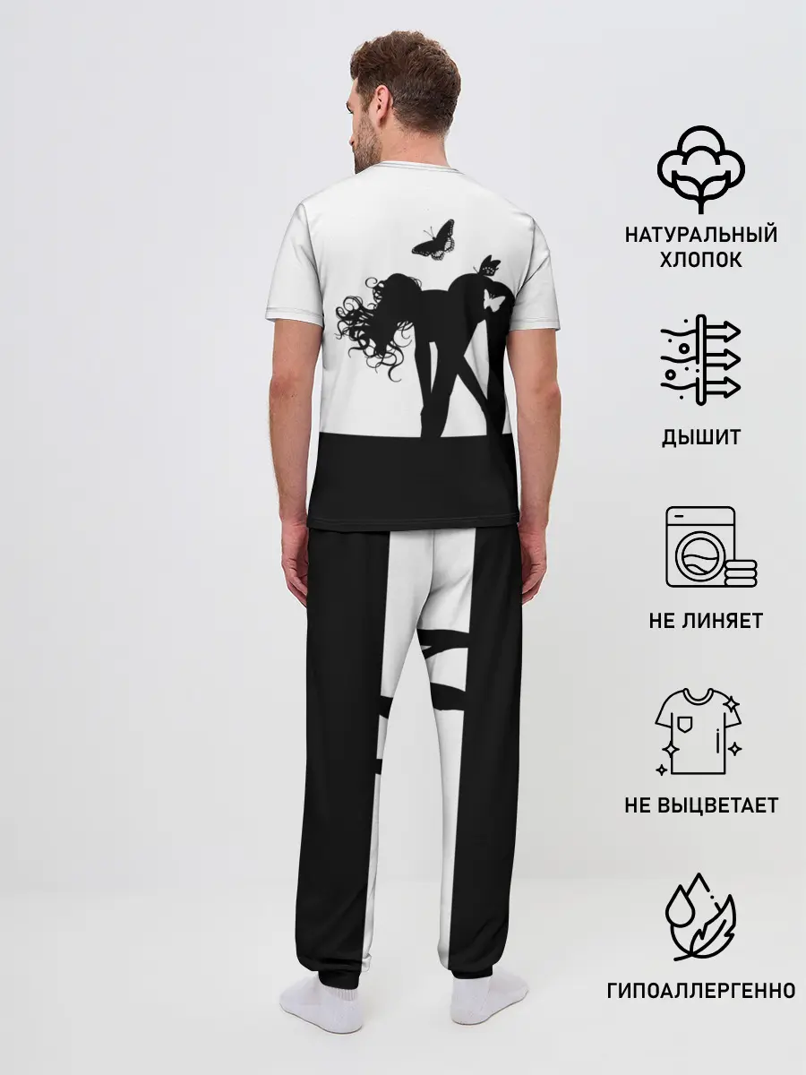 Мужская пижама с брюками / Brazzers team Casting-producer