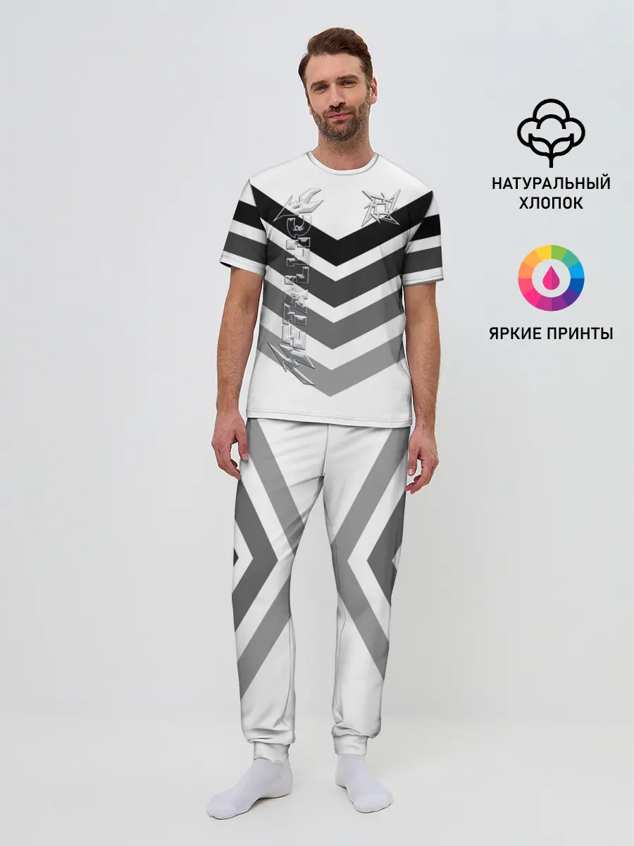 Мужская пижама с брюками / Metallica