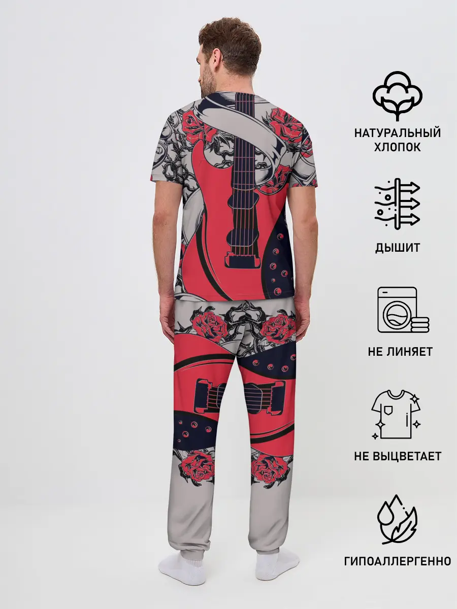 Мужская пижама с брюками / Metallica