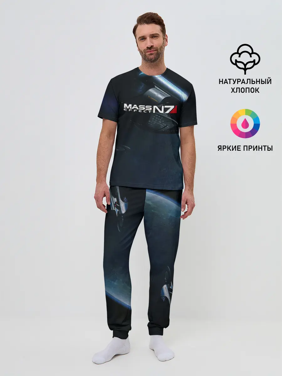 Мужская пижама с брюками / MASS EFFECT N7